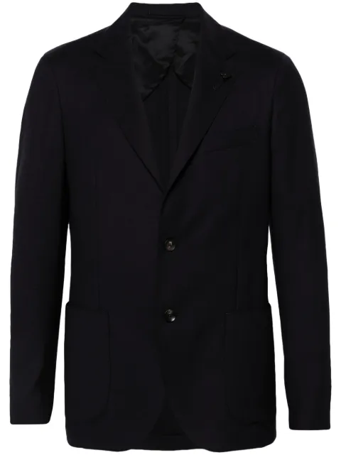 Lardini brooch-detail blazer