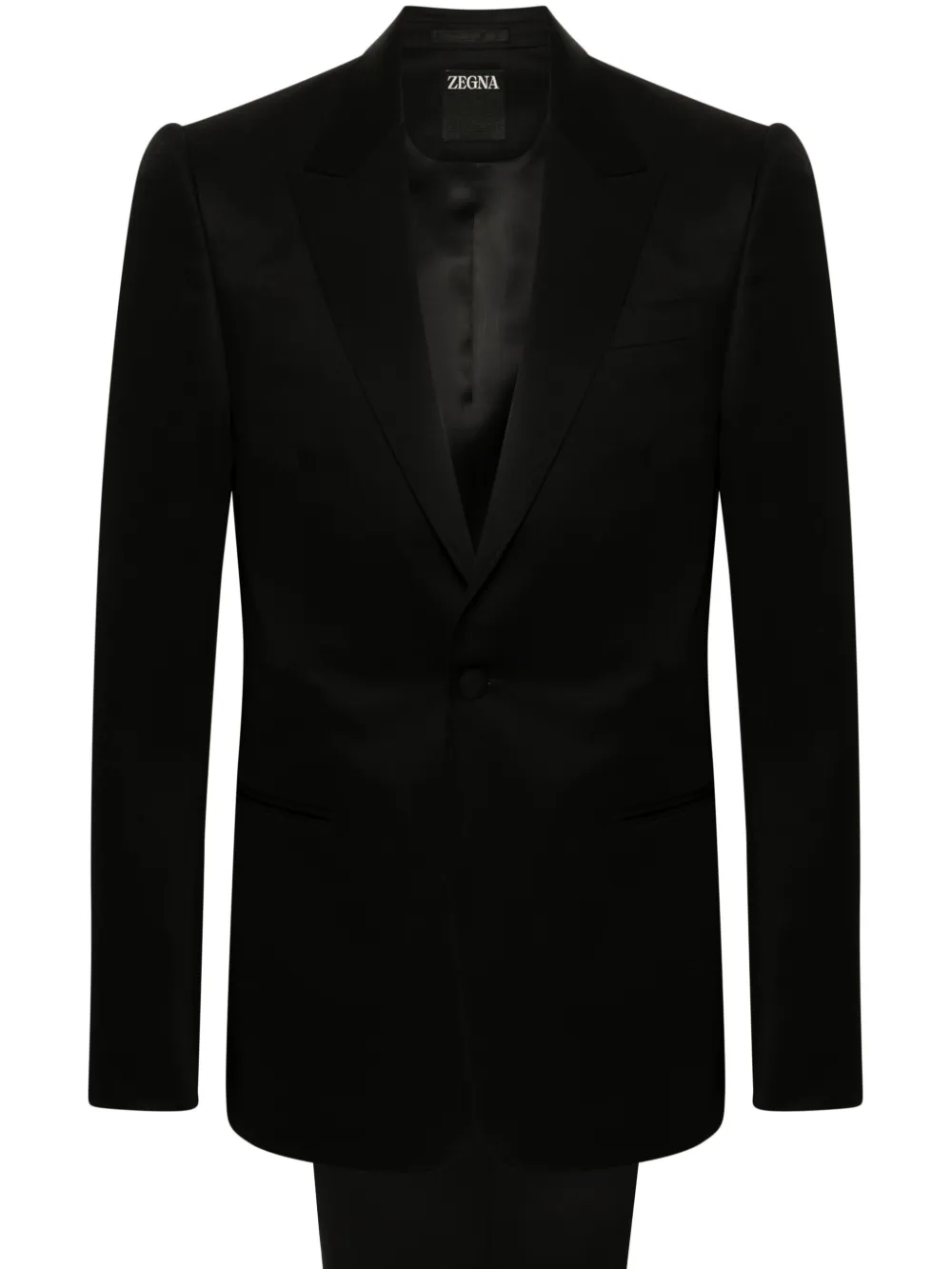 Zegna traje con botones | negro | Image 1