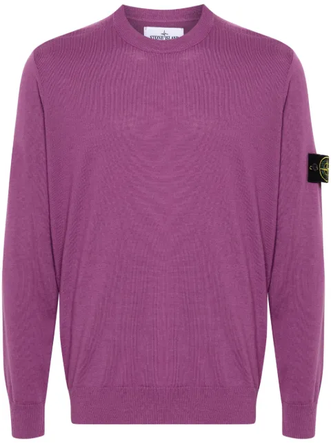 Stone Island suéter con distintivo Compass