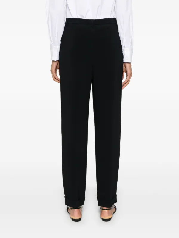 Giorgio Armani ストレートパンツ | ブラック | FARFETCH JP