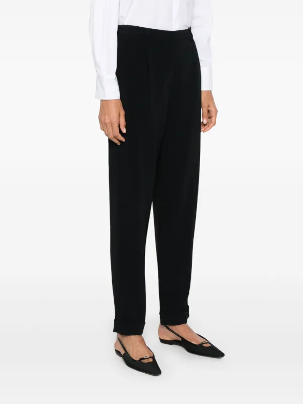 Giorgio Armani ストレートパンツ | ブラック | FARFETCH JP