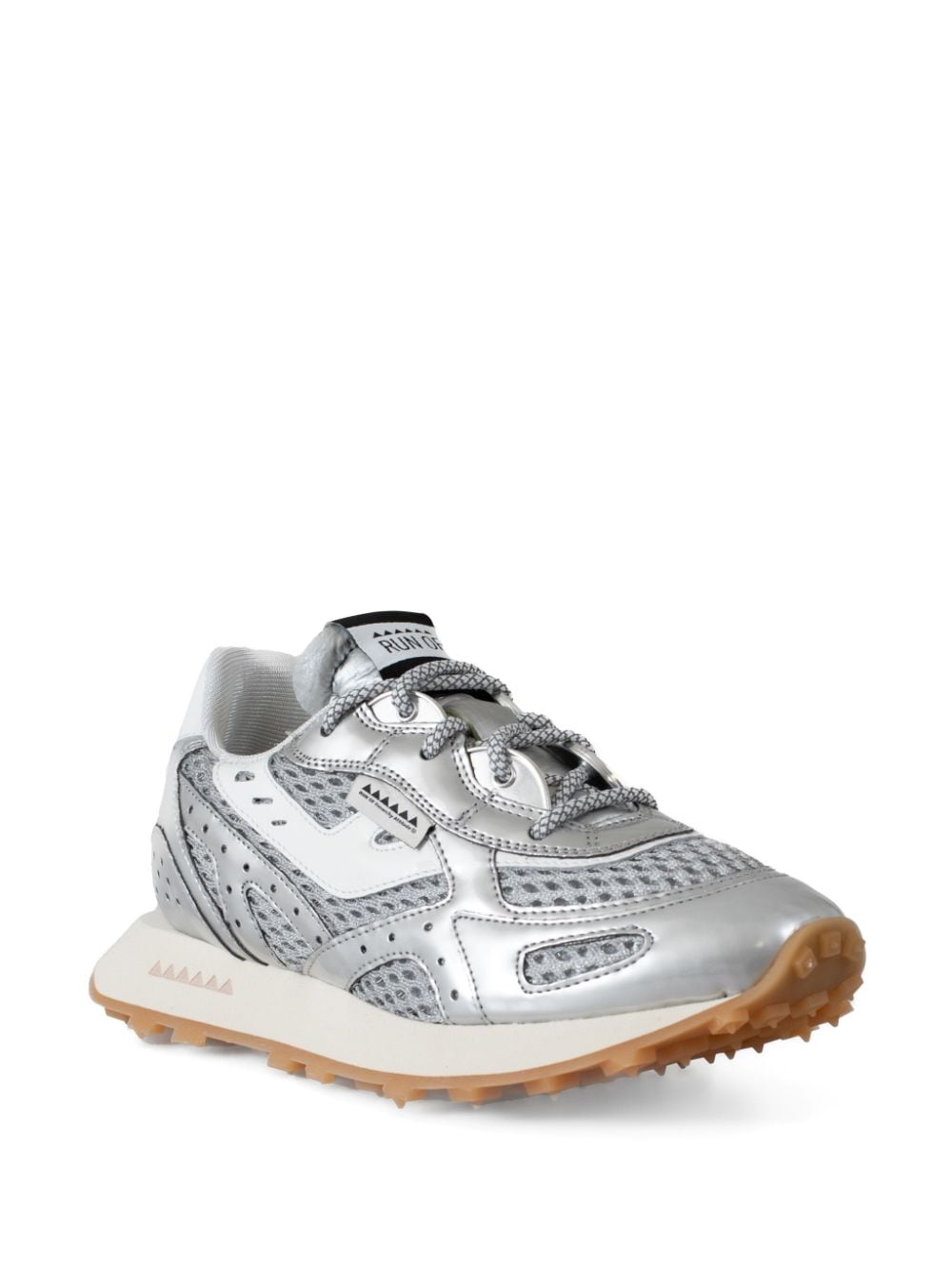 Shop Run Of Shade Sneakers In Silver