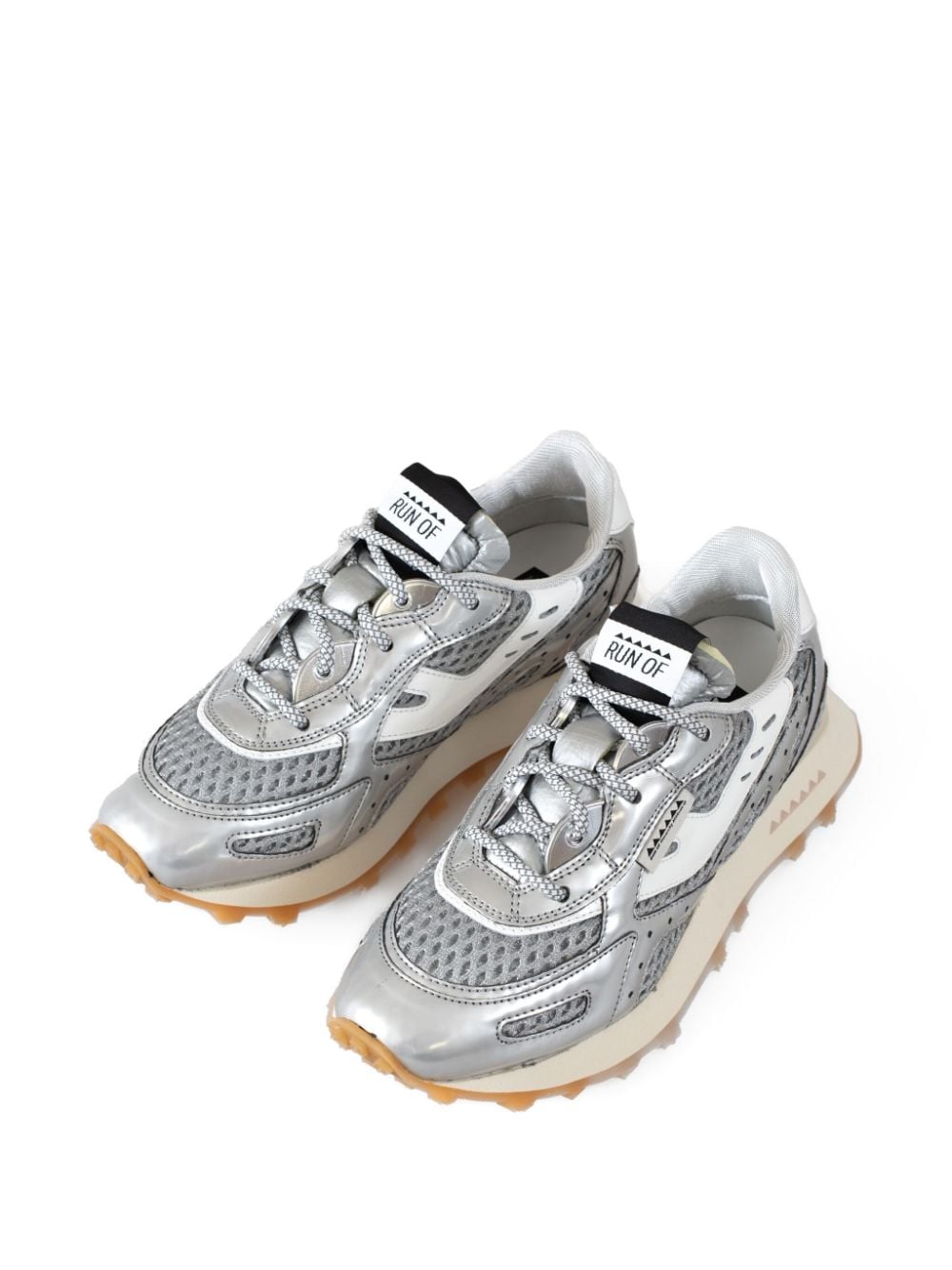 Shop Run Of Shade Sneakers In Silver