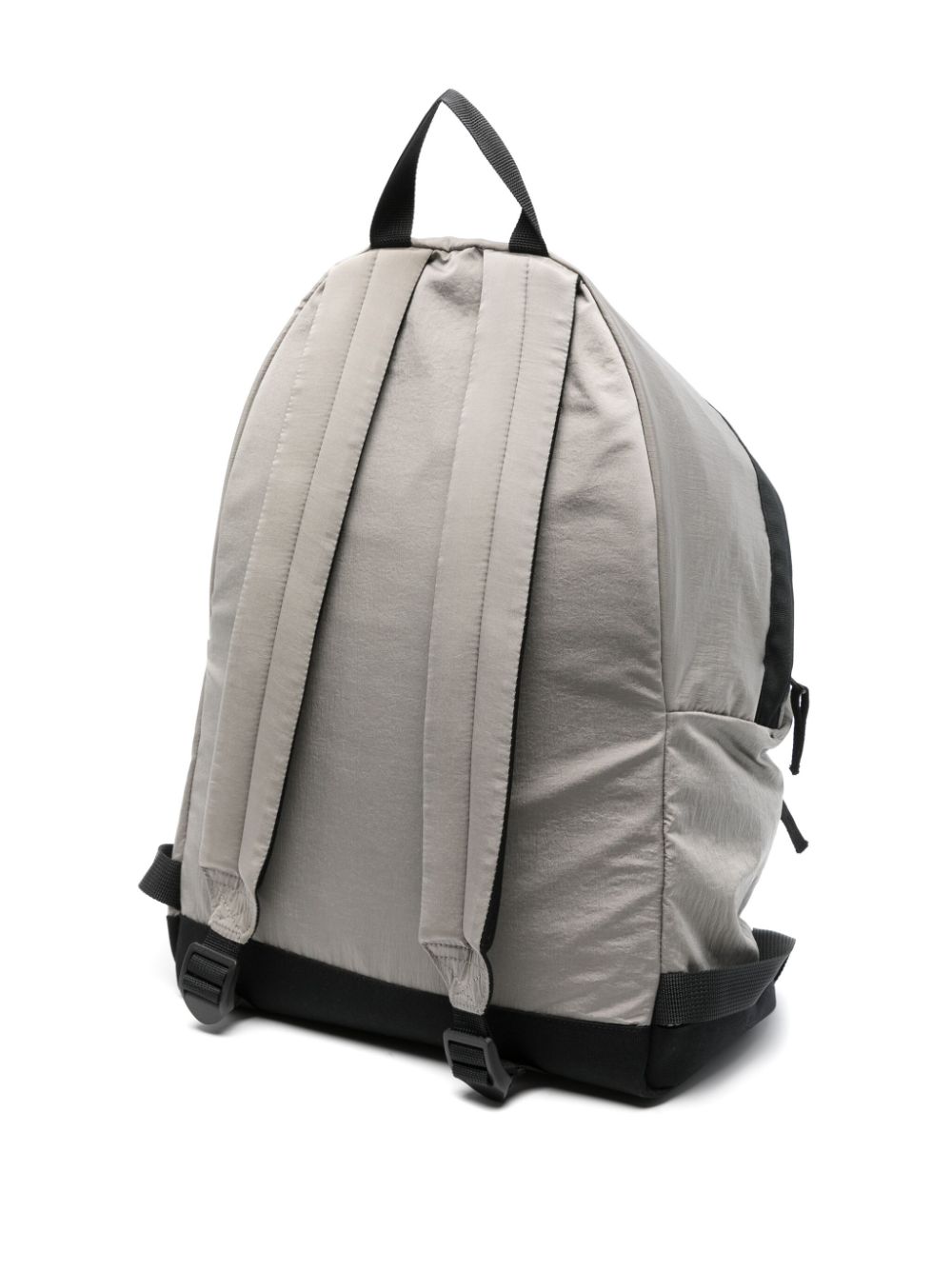 Shop Stone Island Compass-motif Backpack In Grey