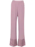 Forte Forte crepe trousers - Purple