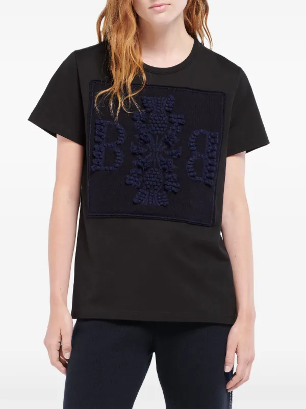 Barrie B-logo T-shirt | Black | FARFETCH ID