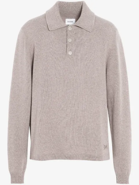 Barrie B Label cashmere polo shirt