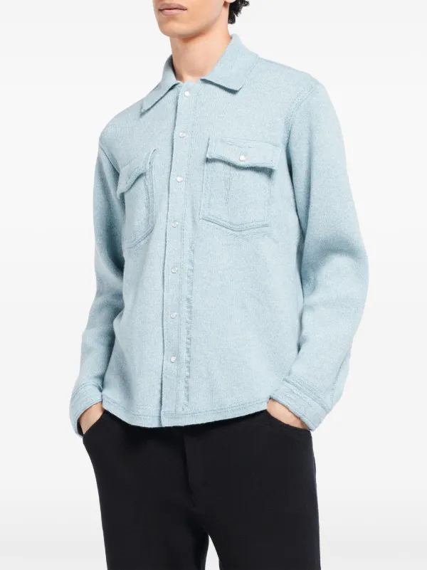 Barrie ニット オーバーシャツ | ブルー | FARFETCH JP