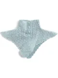 Barrie lace cashmere collar-scarf - Blue