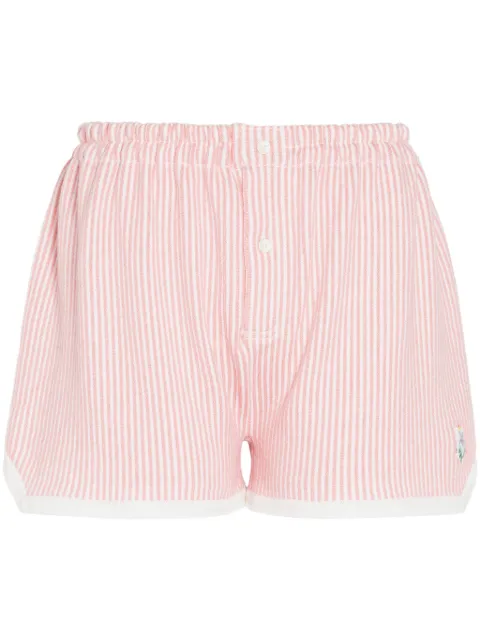 Barrie shorts con motivo de rayas