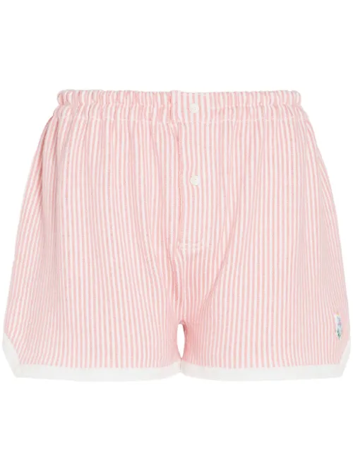 Barrie short à rayures - Rose - Barrie - Modalova