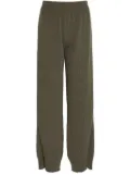 Barrie tapered-leg cashmere trousers - Green