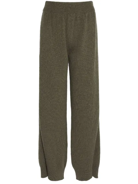 Barrie tapered-leg cashmere trousers
