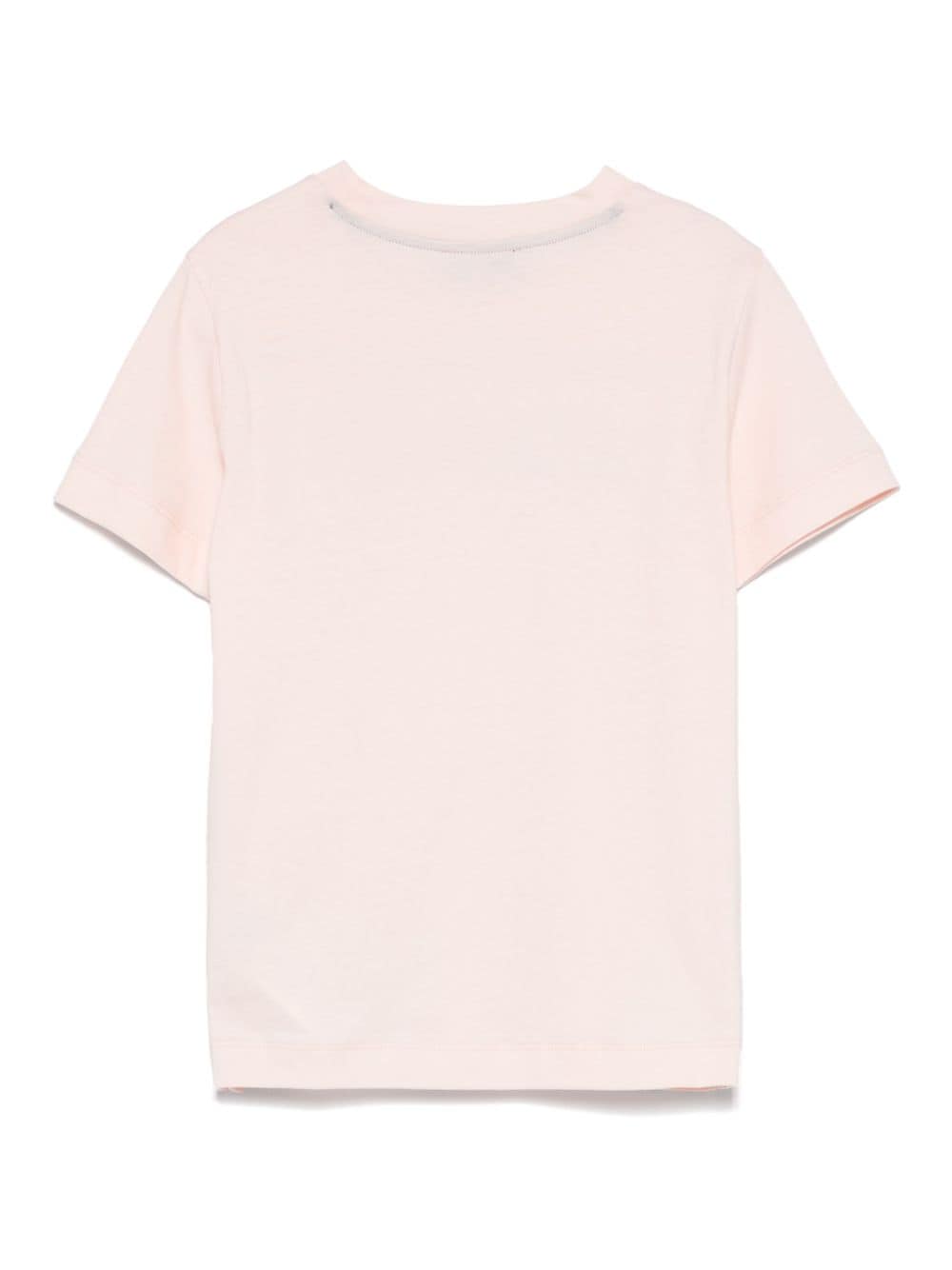 Missoni Kids logo-embroidered T-shirt - Roze