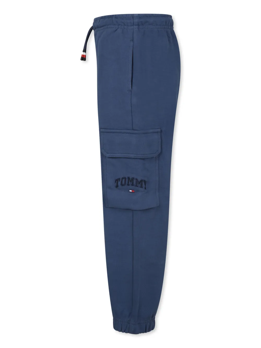Tommy Hilfiger Junior Trainingsbroek met geborduurd logo Blauw