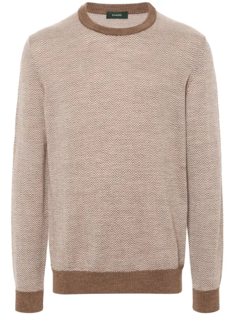 Zanone wool crew-neck sweater