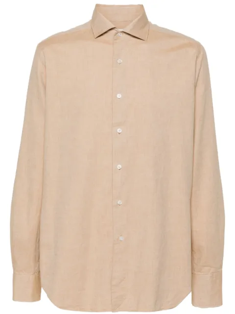 Glanshirt long-sleeved flannel shirt