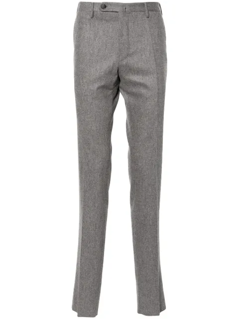 Incotex wool-cashmere flannel trousers