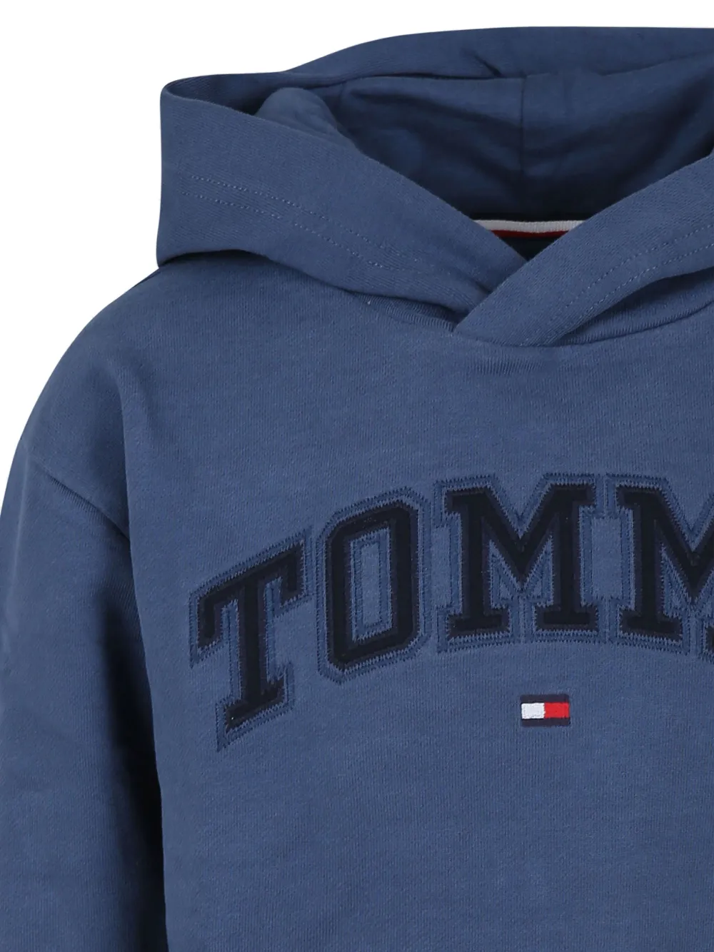 Tommy Hilfiger Junior Varsity hoodie met geborduurd logo Blauw