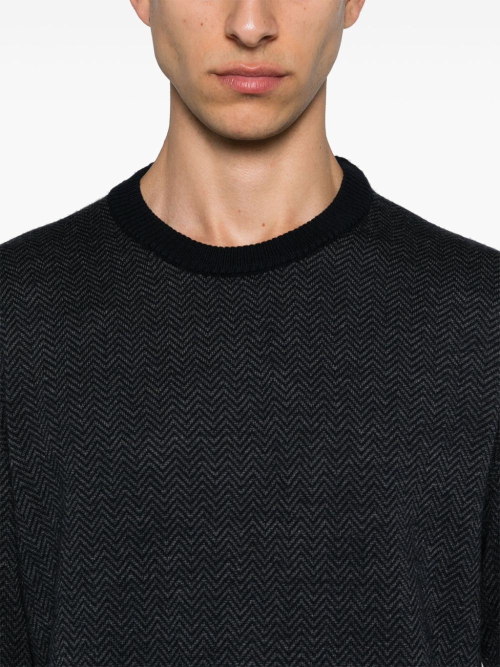 ZANONE WOOL CREW-NECK SWEATER 