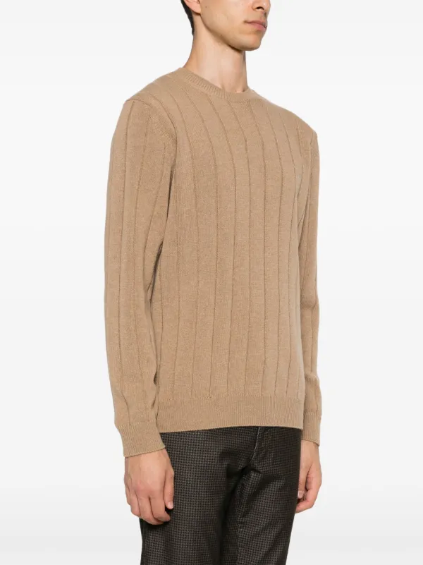 Zanone wool-cashmere crew-neck Sweater | Neutrals | FARFETCH