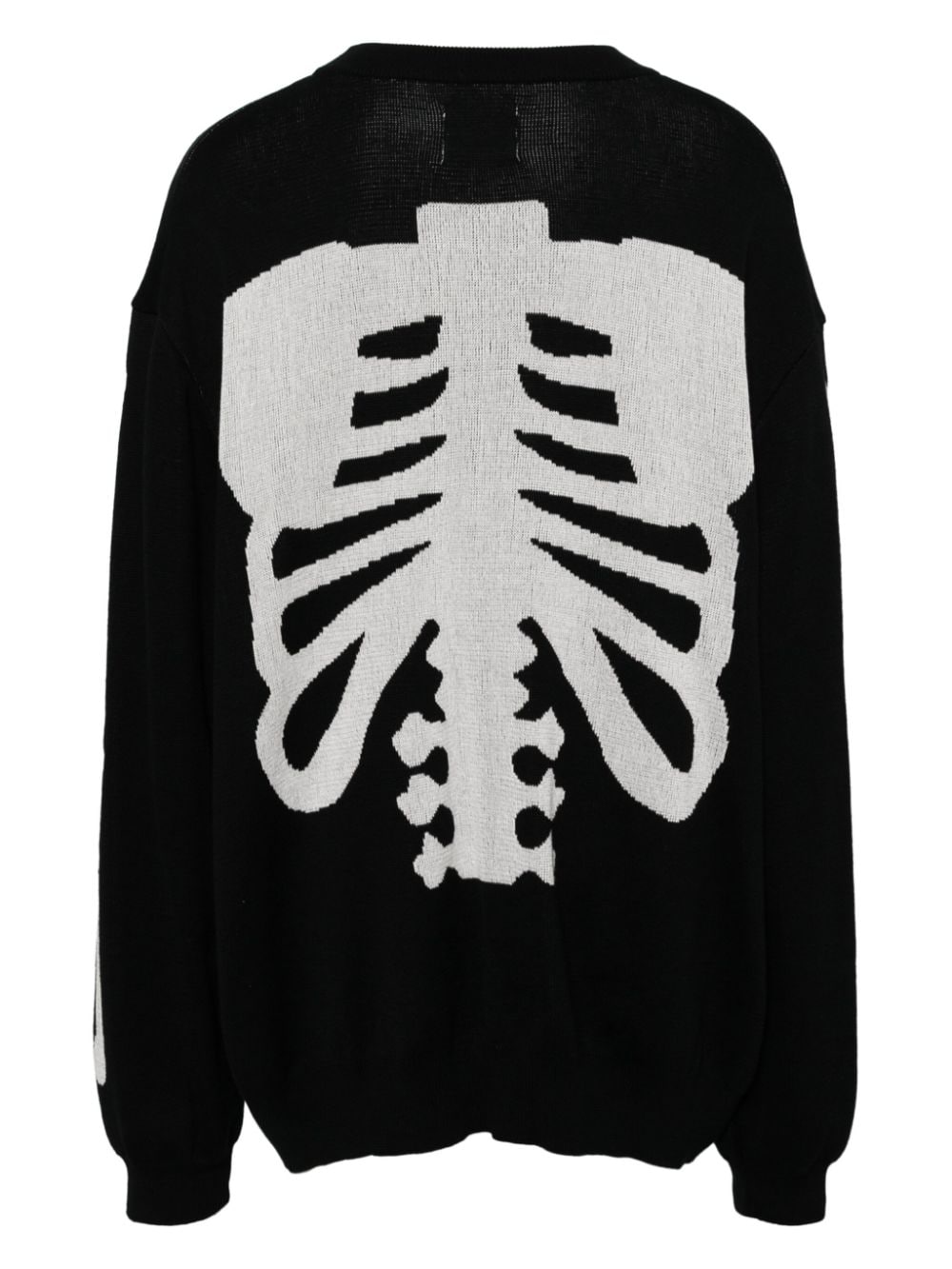 Shop Takahiromiyashita The Soloist Skeleton-print Sweater In Black