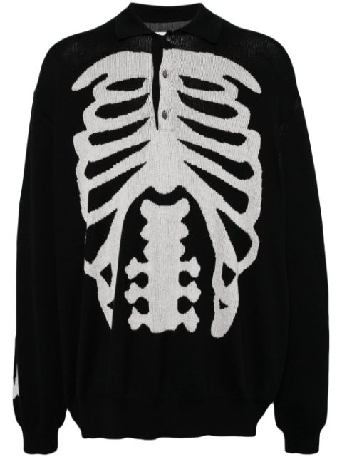 Takahiromiyashita The Soloist skeleton-print sweater 