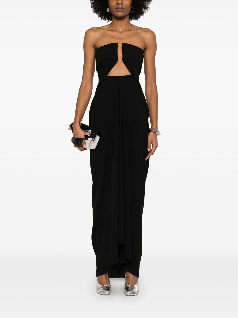 Rick Owens Amphora maxi-jurk - Zwart