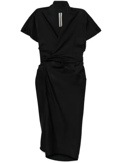 Rick Owens wrap midi dress