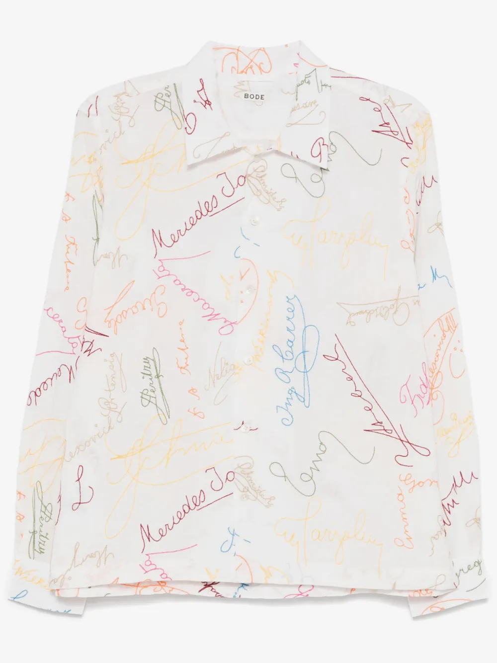 BODE Signature Scrawl shirt | White | Image 1