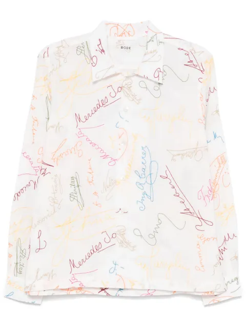 BODE Signature Scrawl shirt