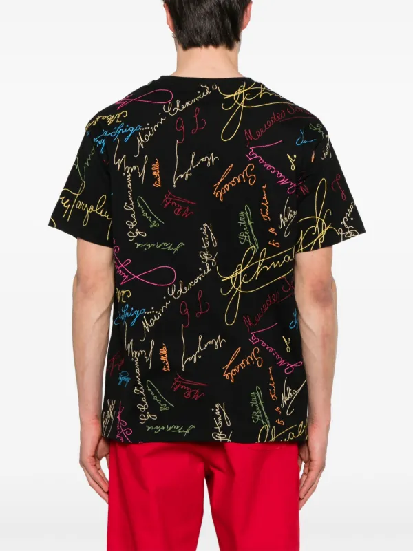 BODE Signature Scrawl T-shirt | Black | FARFETCH