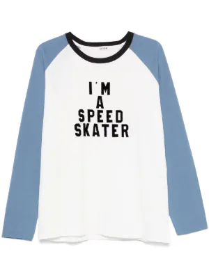 【関税込み】Bode ホワイト&ブルー 'Skater' Tシャツ 24437438_58024287_300.jpg