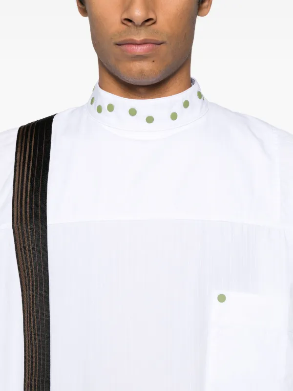 Kiko Kostadinov Inex Snap Shirt | White | FARFETCH CH