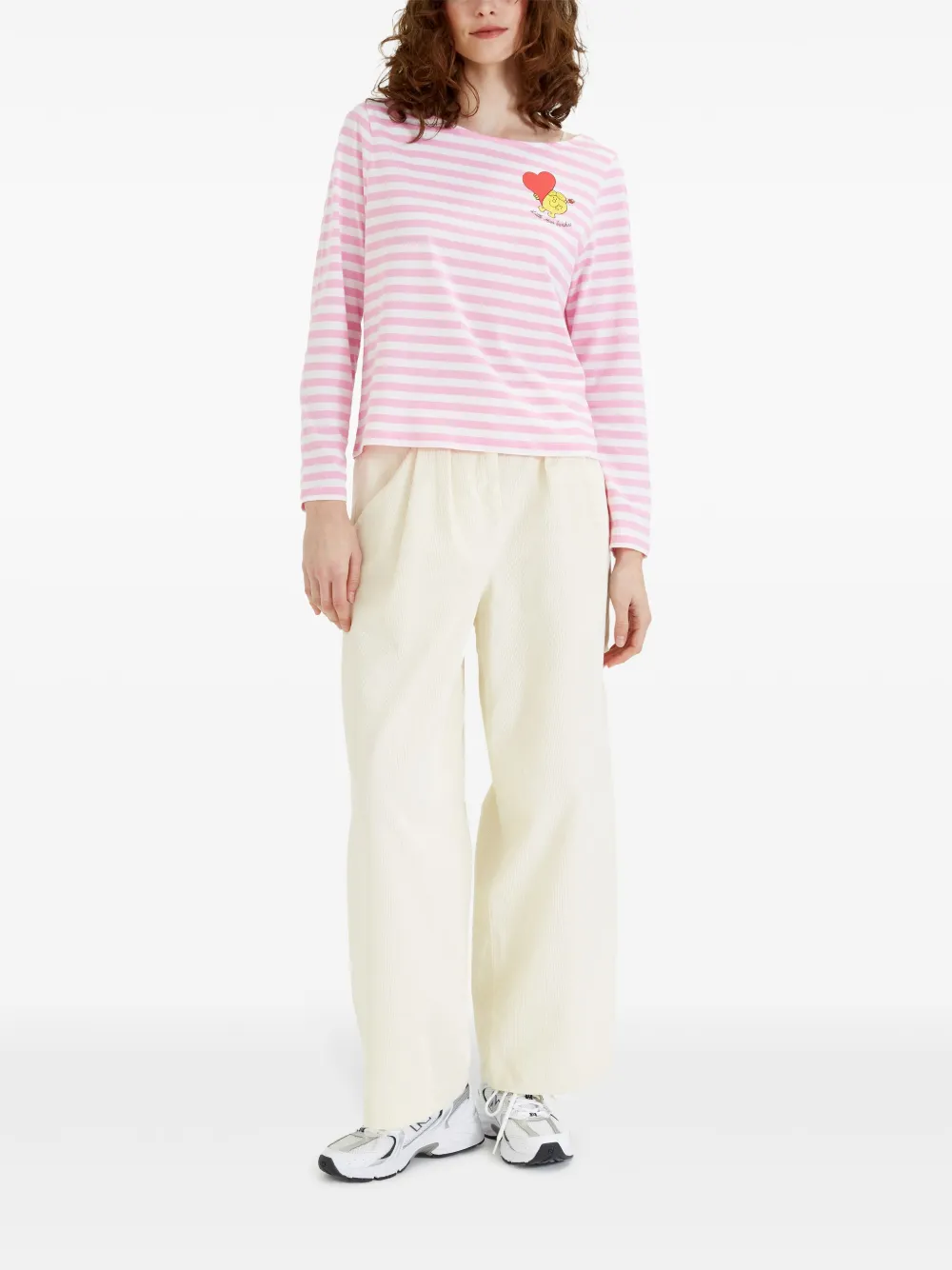Chinti & Parker T-shirt met print - Roze