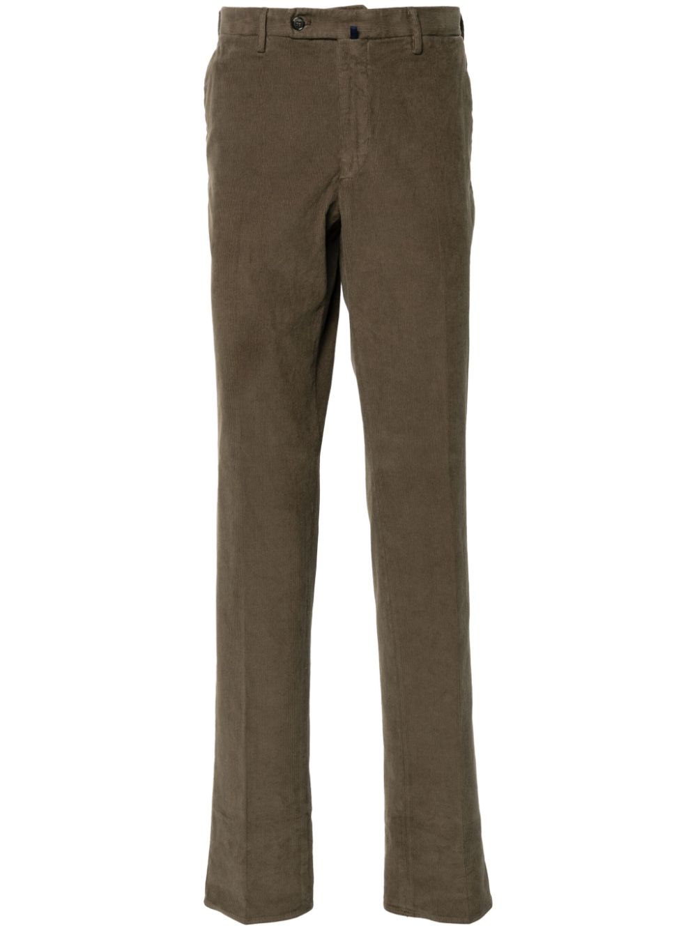 corduroy straight-leg trousers