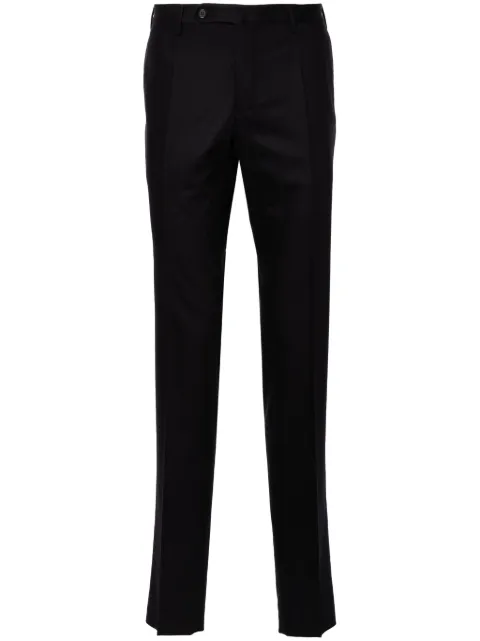 Incotex wool-cashmere flannel trousers