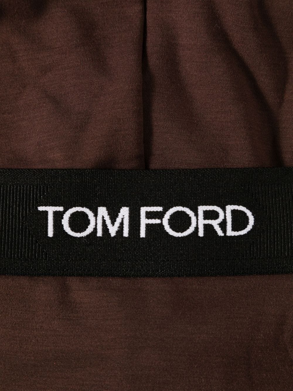 TOM FORD Slip met logoband - Bruin