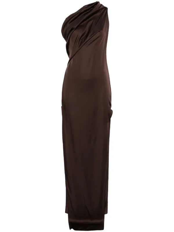 リックオウエンス Rick Owens Athena Arrowhead Dress Green Hollywood Athena Arrowhead Maxi Dress by Rick Owens on