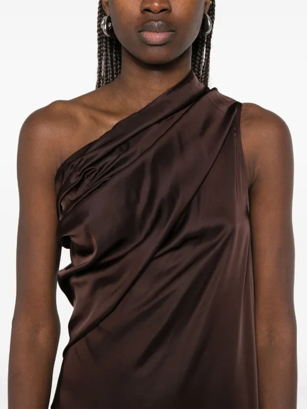 【関税＆送料込み】Rick Owens Athena Arrowhead Dress Clothi Athena Arrowhead draped dress | Rick Owens | Midi | Simons
