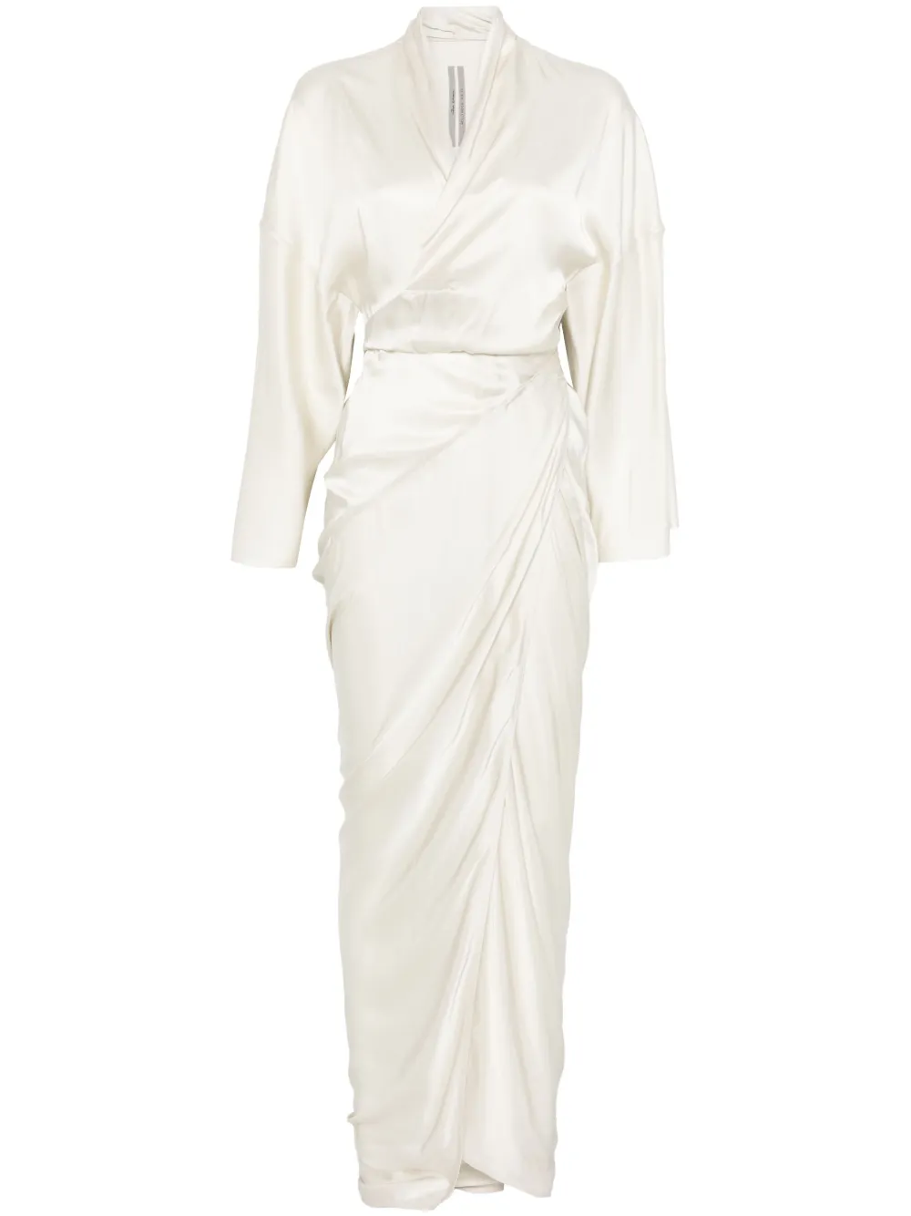 Rick Owens wrap maxi dress | White | Image 1