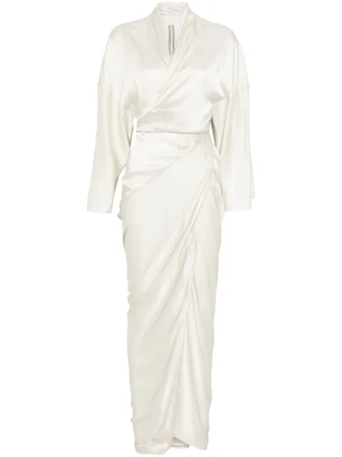 Rick Owens wrap maxi dress