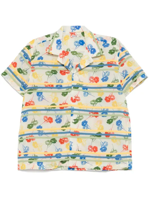 BODE camisa Flower Stamp