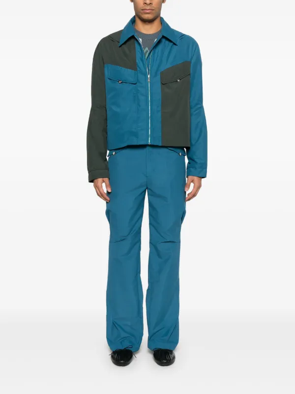 Kiko Kostadinov Alec K-Dart Trousers | Blue | FARFETCH