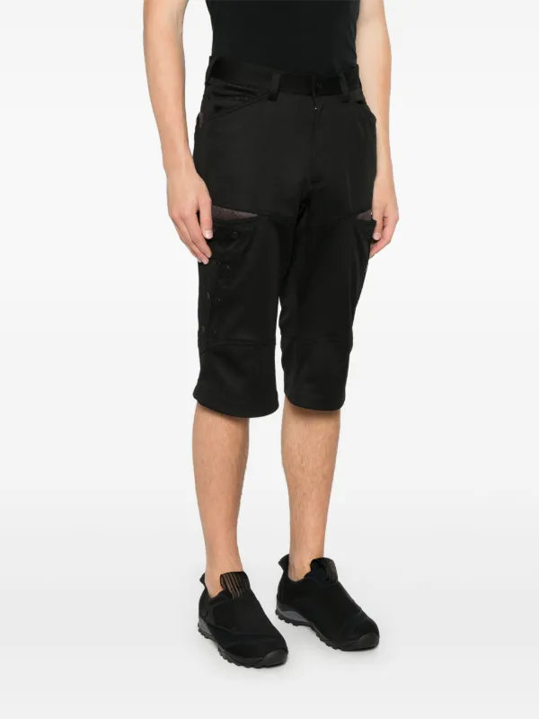 Kiko Kostadinov Inex Snap Shorts | Black | FARFETCH
