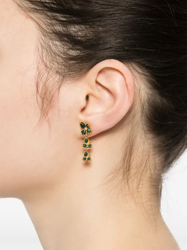 ZIMMERMANN Bloom ピアス L | ゴールドトーン | FARFETCH JP