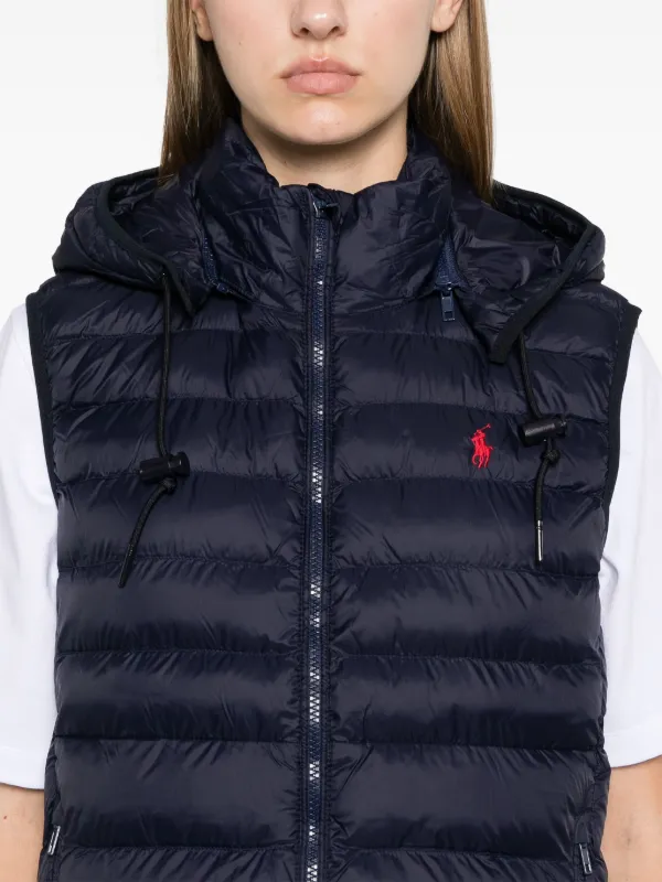 Polo Ralph Lauren Quilted Gilet Blue FARFETCH PH