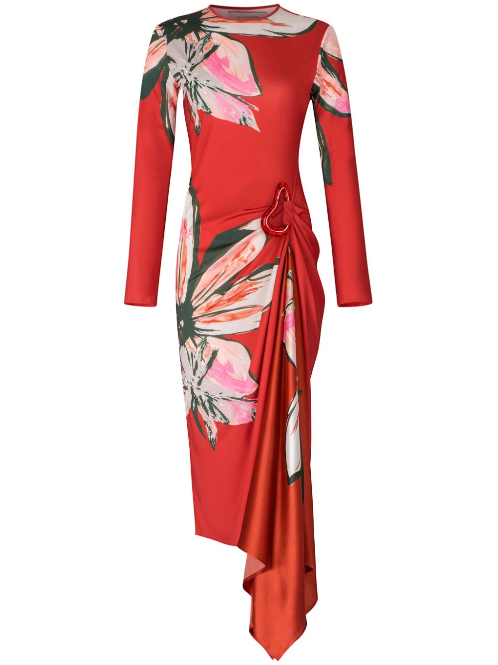 Silvia Tcherassi Ananya midi dress - Red