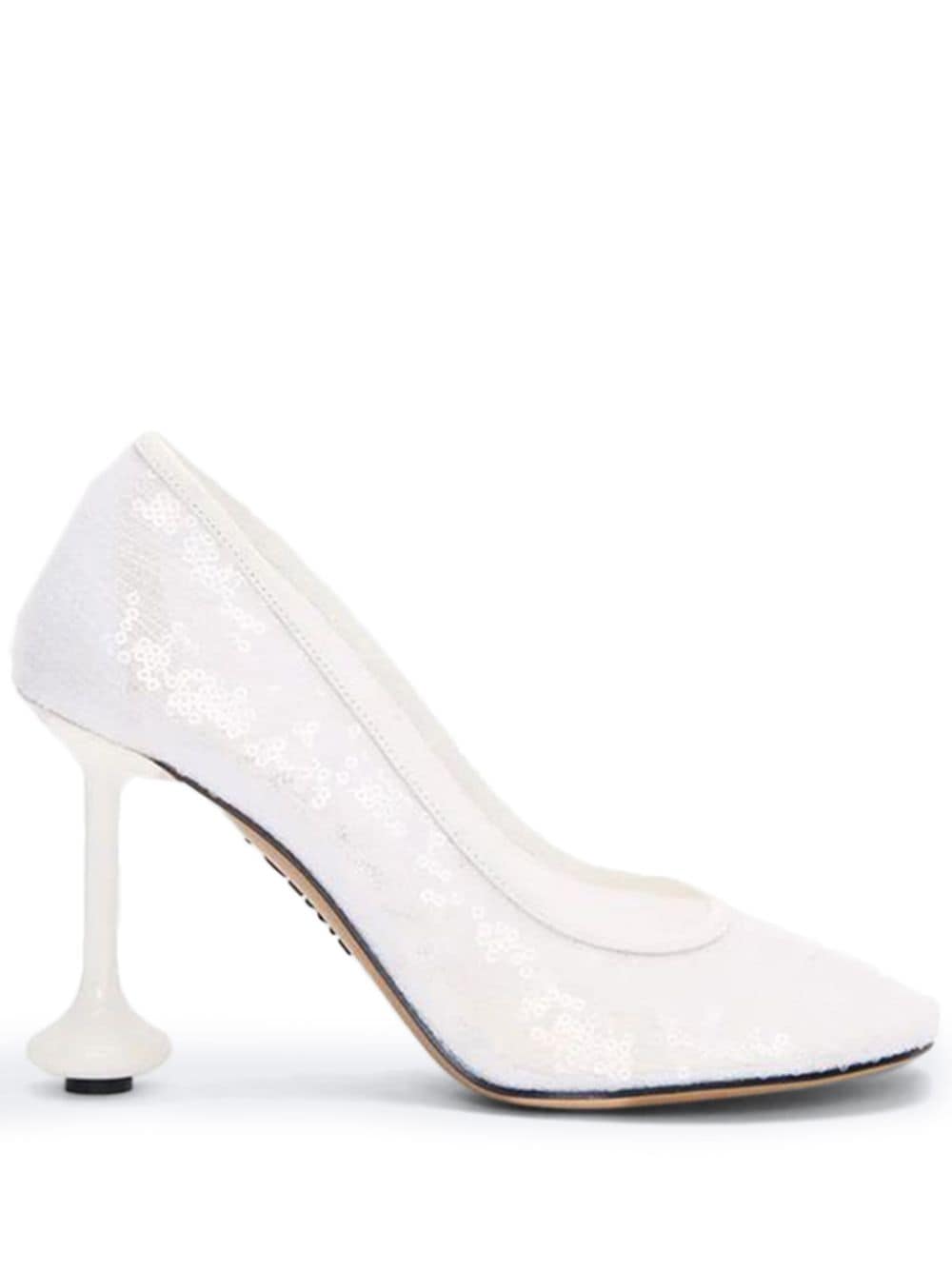 Shop Loewe Toy 90mm Pumps In White