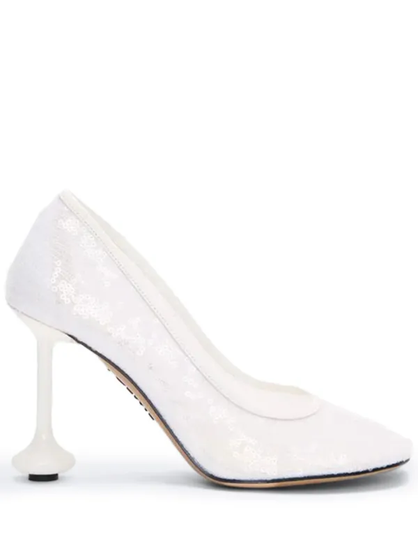 25SS new/LOEWE トイ90レザーパンプス Pumps White 24439725_55258488_600.jpg